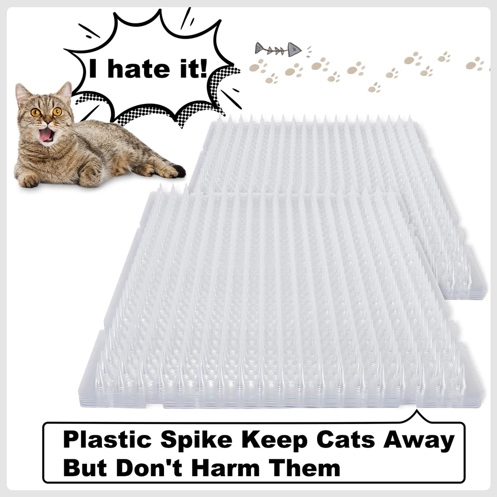 Nuanchu cat repellent mats on sofa show invisible spikes deterring climbing.