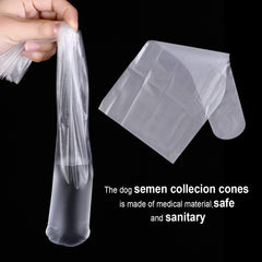 Nuanchu dog semen collection bags are durable and leak-proof for reliable use.