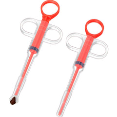 Nuanchu pet pill plunger red side view shows easy administration
