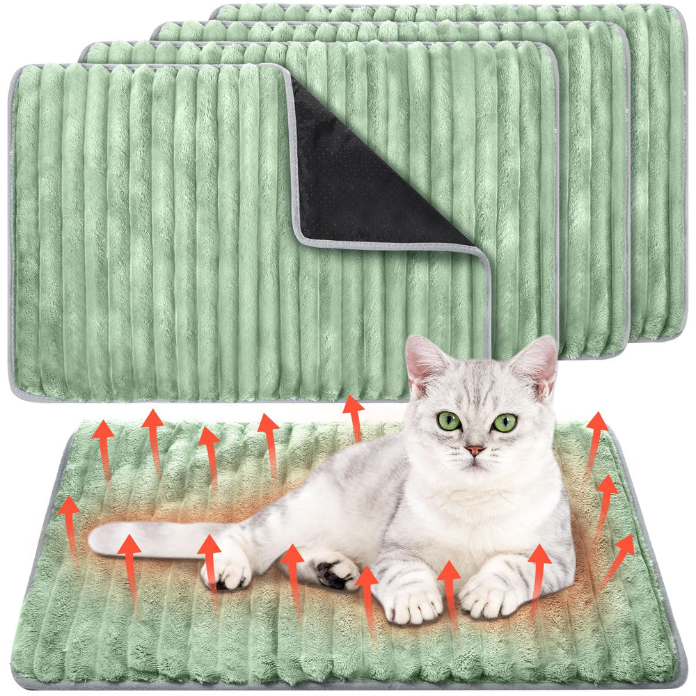Nuanchu self warming cat bed 4 pack for cozy lounging anywhere