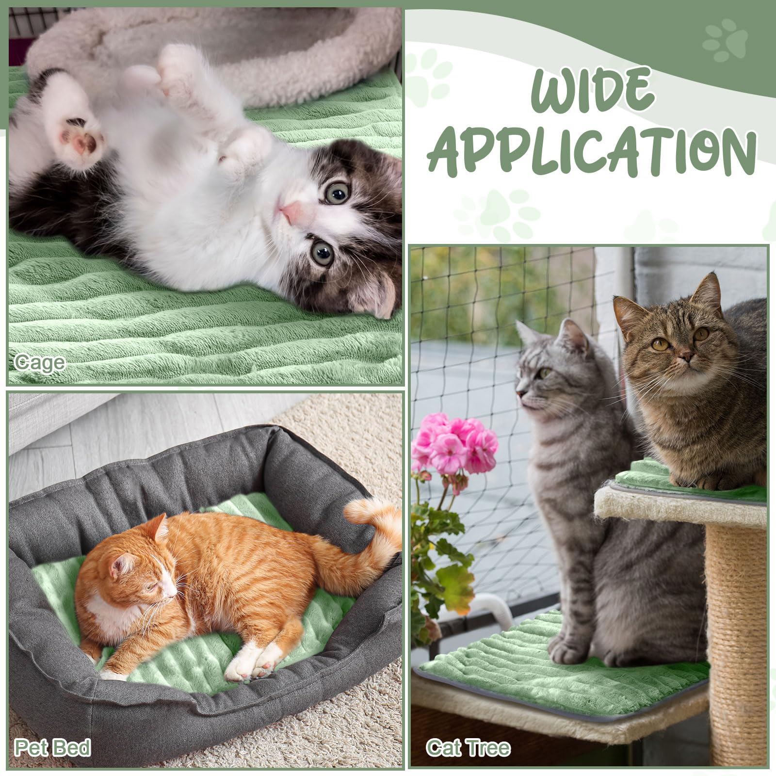 Nuanchu self warming cat bed washable cover for easy cleaning