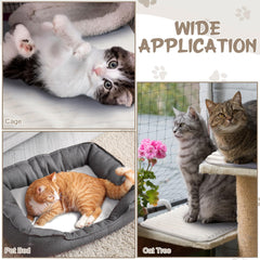 Nuanchu thermal pet pad close-up reveals soft fabric and non-slip bottom.