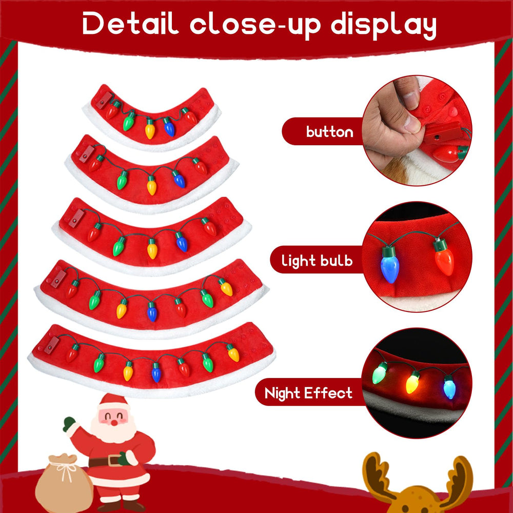 Nuihoil dog holiday costume worn model for Christmas events