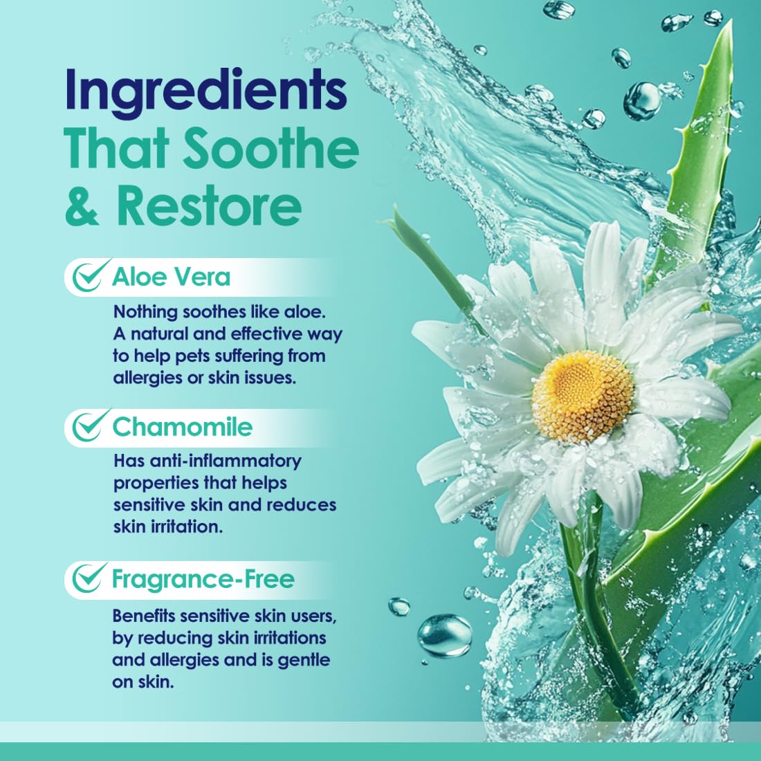 NuLife Natural Pet Health fragrance-free shampoo highlights gentle cleanse for sensitive pets