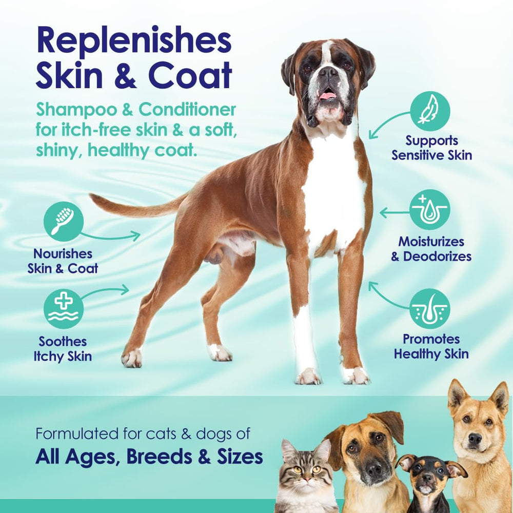 NuLife Natural Pet Health hypoallergenic formula supports calm coat care for allergy-prone dogs