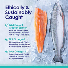 NuLife Omega-3 cat skin health, supporting less itching.
