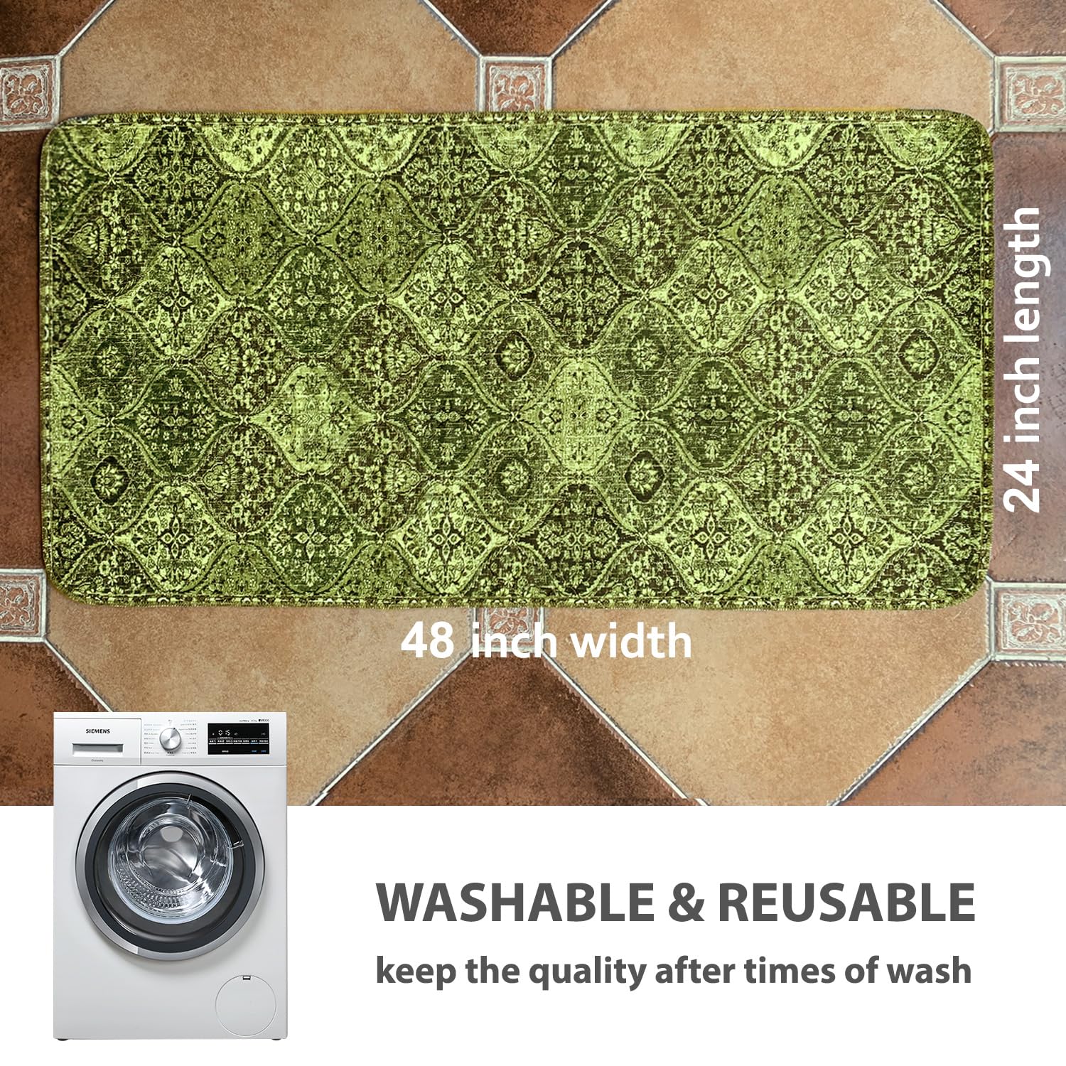 nunubaby washable pee pad absorbent surface soaks up spills quickly.