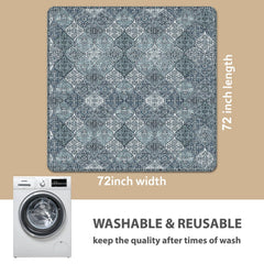nunubaby washable-pee-pad-crate-mat provides a comfy, stable crate or car mat.