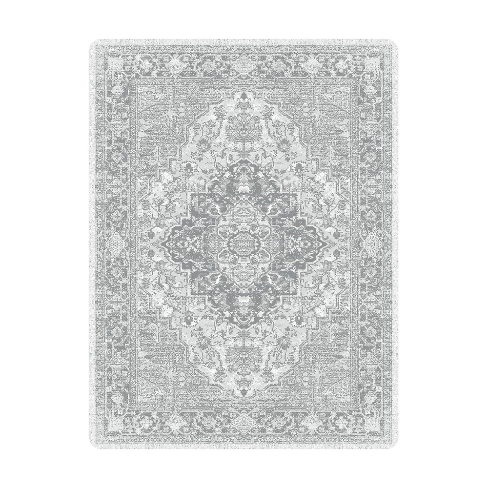 nunubaby washable pee pad with geo pattern protects floors with stylish design
