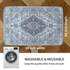 nunubaby washable pee pad gray-geo in crate provides comfy, protected crate space.