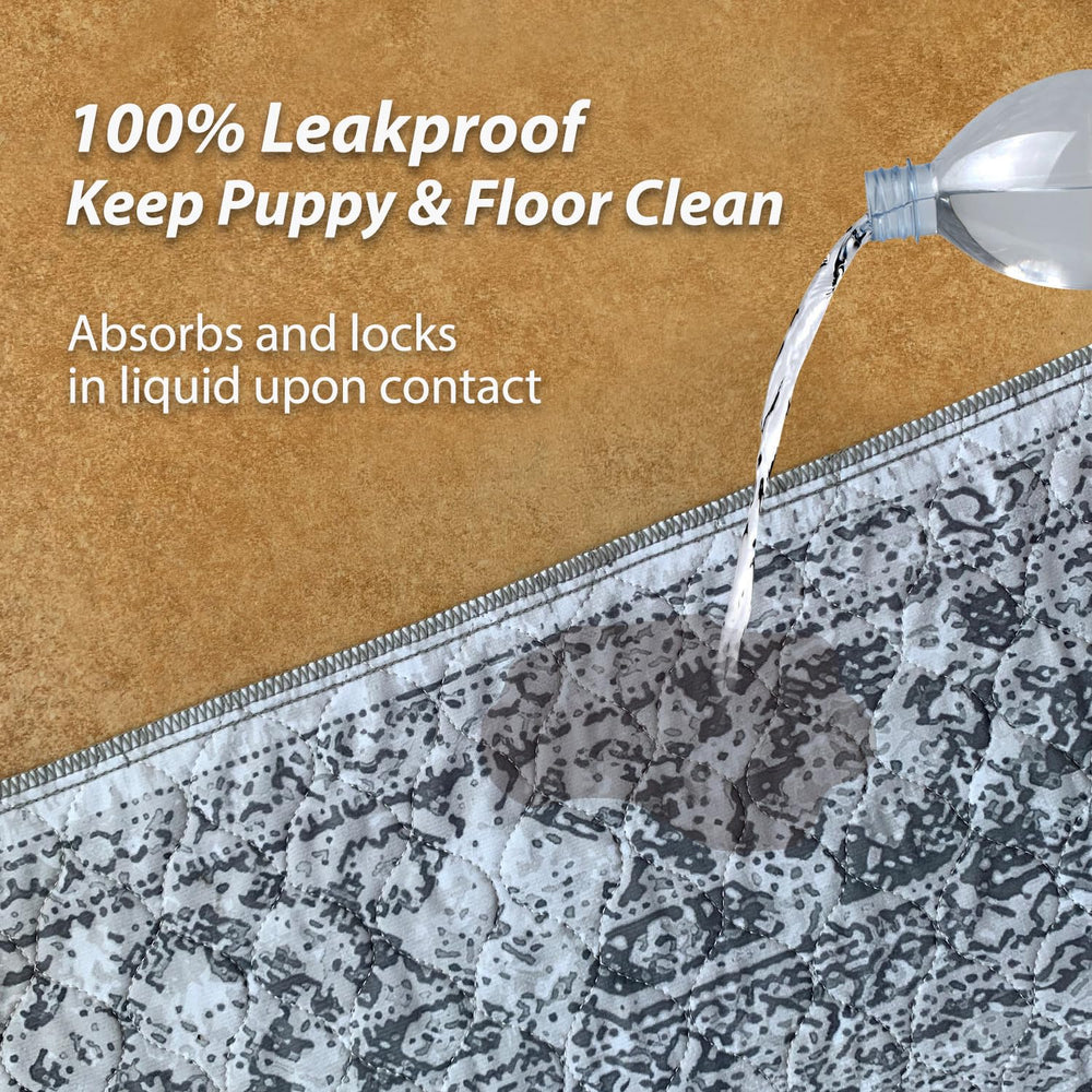 Nunubaby pee pad leak-proof layer helps absorb liquids and protect furniture.