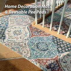 nunubaby washable pee pad pattern fashion offers stylish, reusable protection.