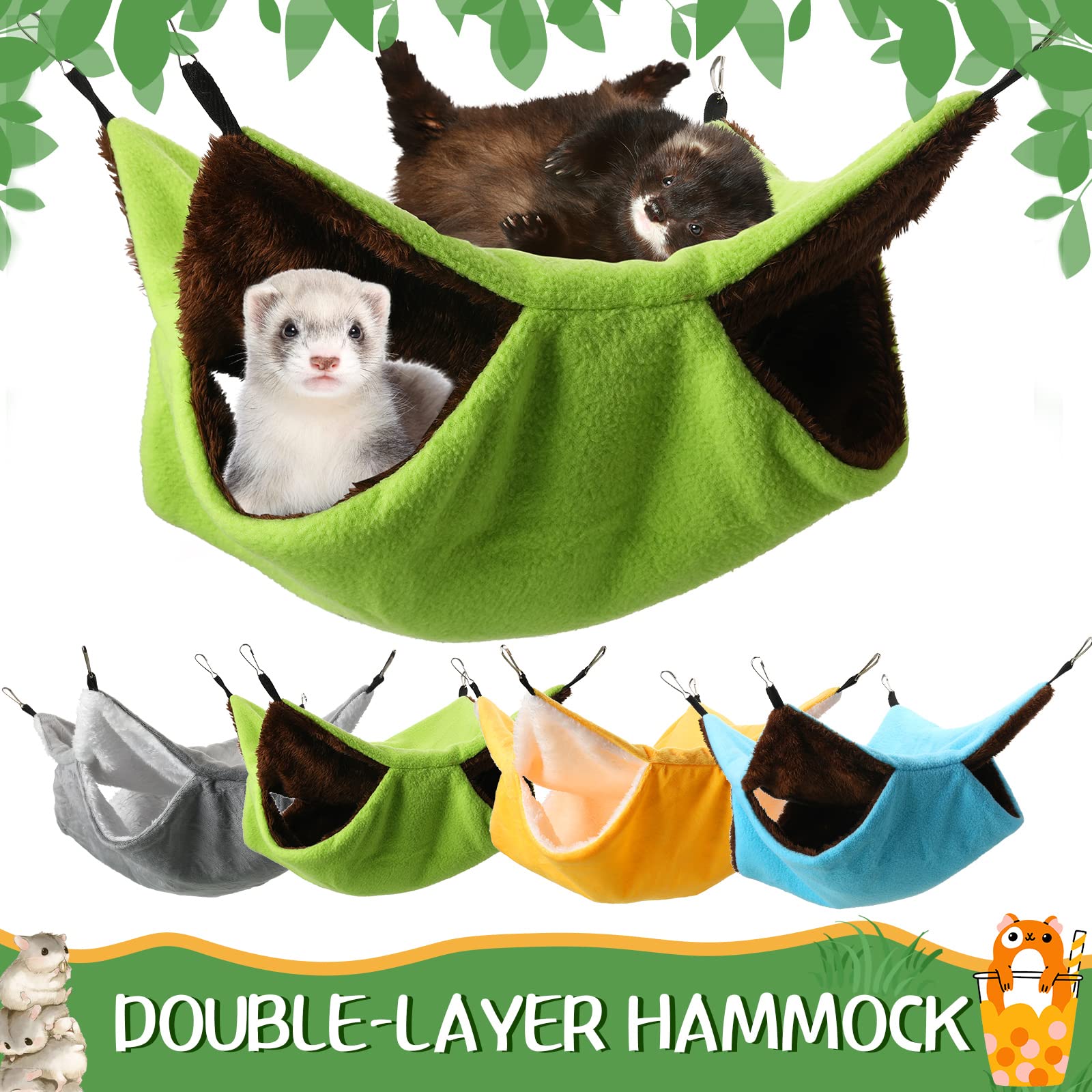 Nuogo hammock color varieties yellow gray blue green for cage style.