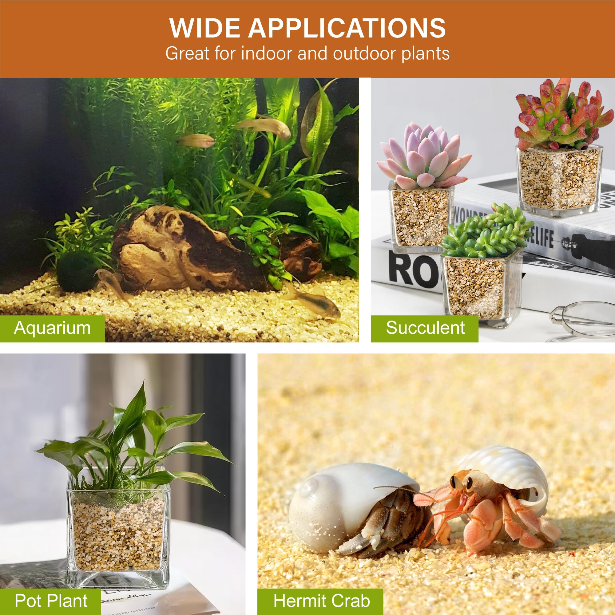 NUPICK potting mix sand improves aeration and moisture balance in soil