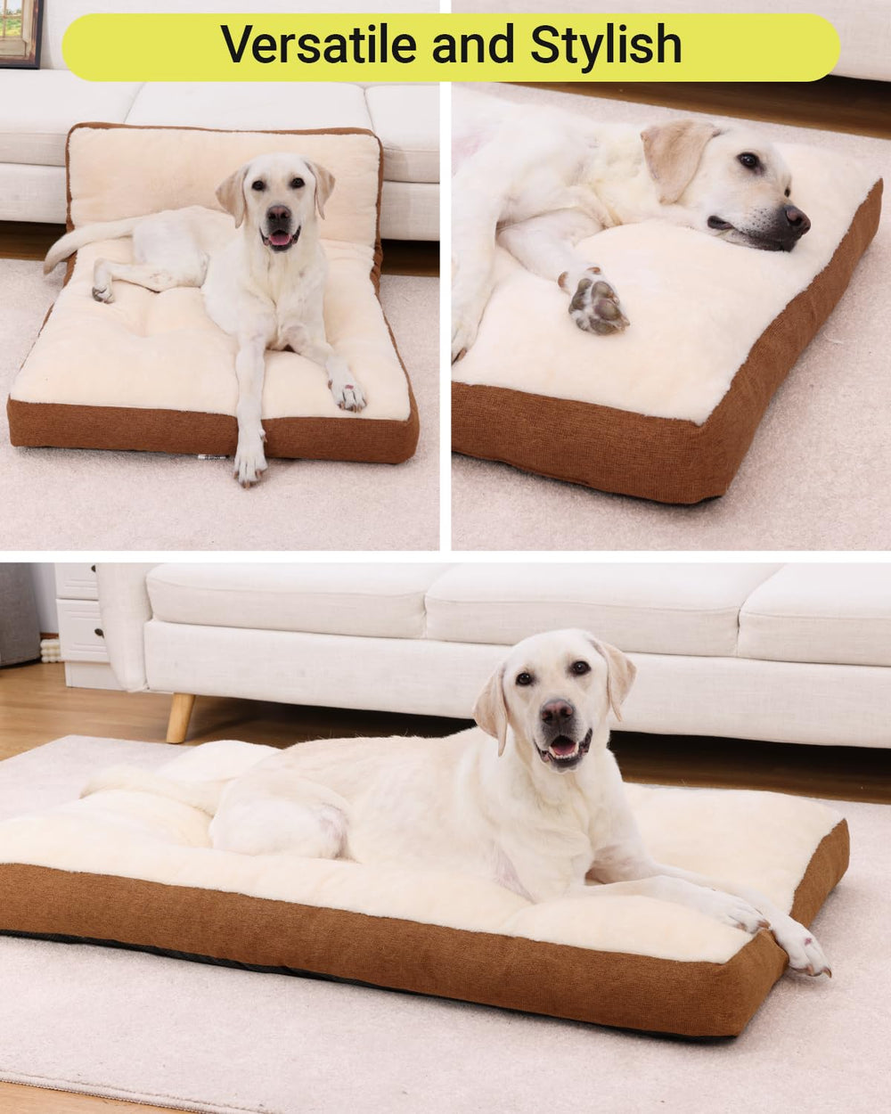 Cama NUPIDA XXL lavable a máquina para facilitar la limpieza.