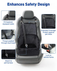 NUPIDA dog car seat removable cover for easy cleaning