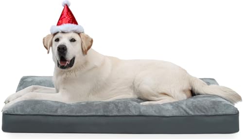 NUPIDA dog crate bed plush surface offers cozy comfort for calm naps