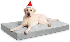 NUPIDA orthopedic dog bed foam detail shows high-density support for joints