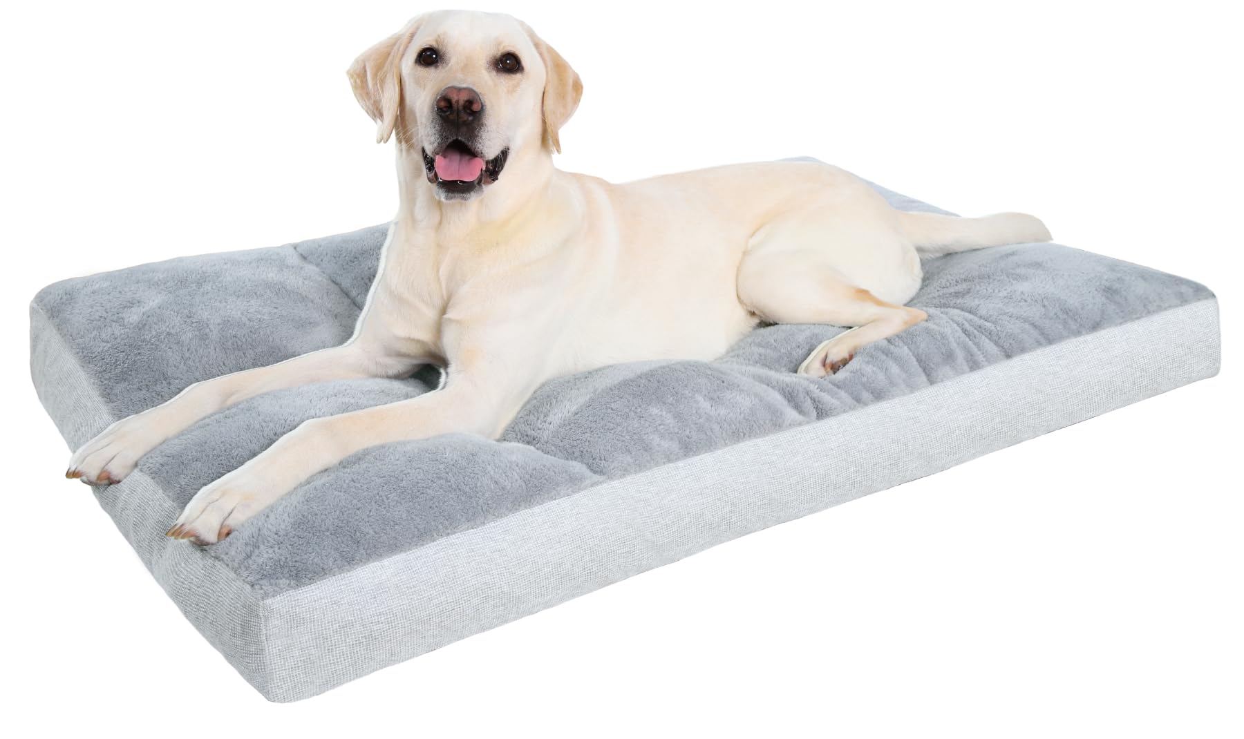 NUPIDA washable dog bed XXL surface detail showcases plush comfort for all-day lounging.