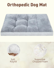 NUPIDA XXL dog bed plush surface closeup emphasizes buttery-soft texture for everyday naps.
