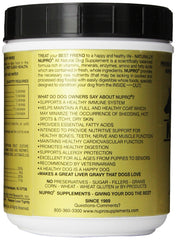 Nupro coat health image suggesting hair growth and shine for dogs.