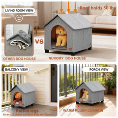 NUROMY elevated-legs support frame demonstrates stability and airflow for pets.