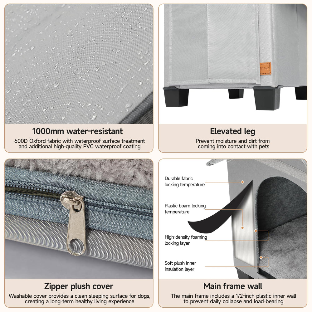 NUROMY removable mats and washable cover keep pets clean and cozy.