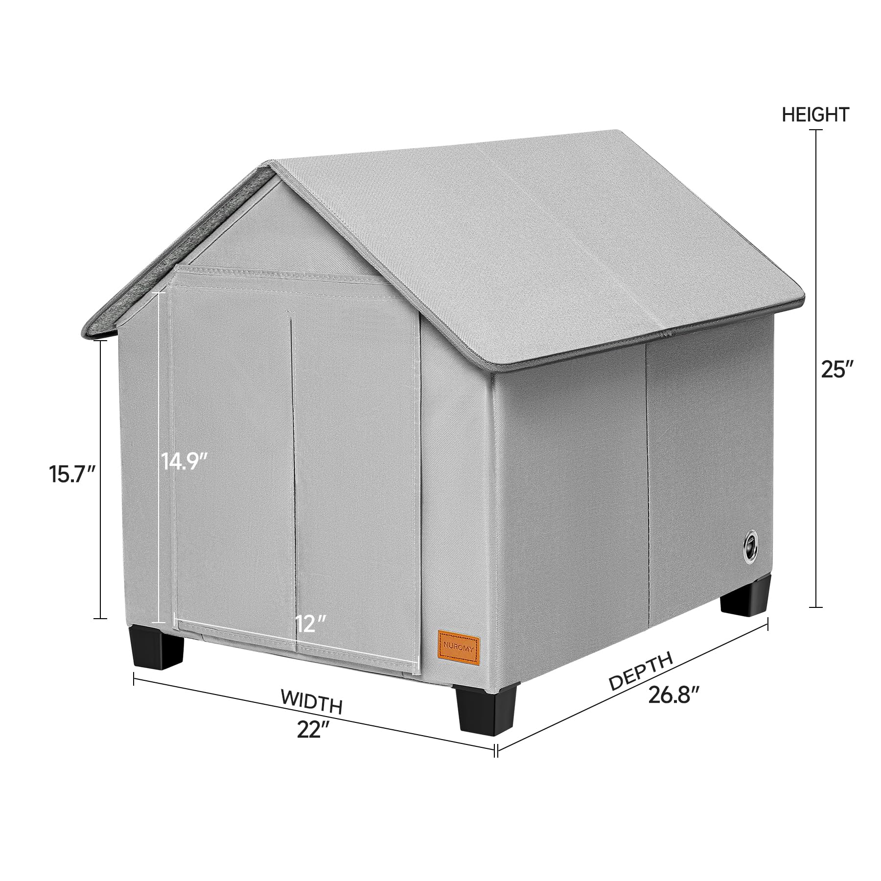 NUROMY triple-layer insulation creates a cozy retreat during cool outdoor evenings.