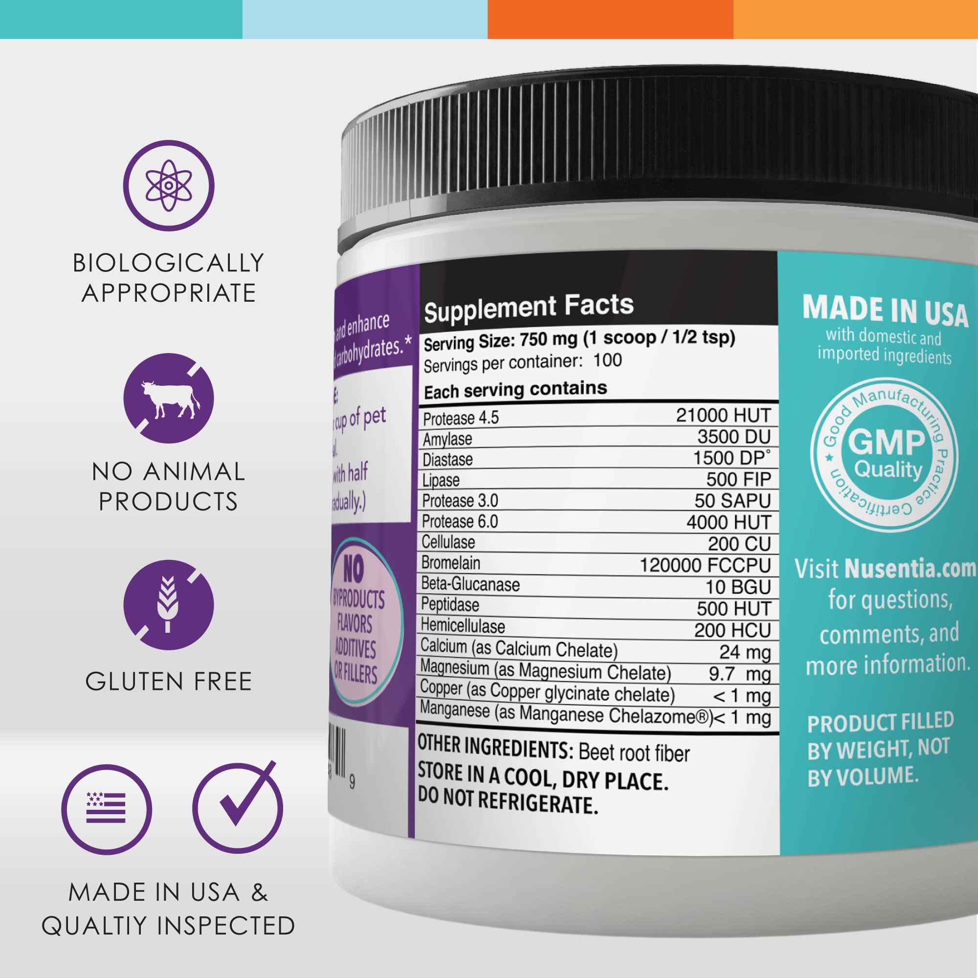 NUSENTIA Enzyme Miracle nutrient-absorption shows cooked diets closer to raw nutrition for pets.