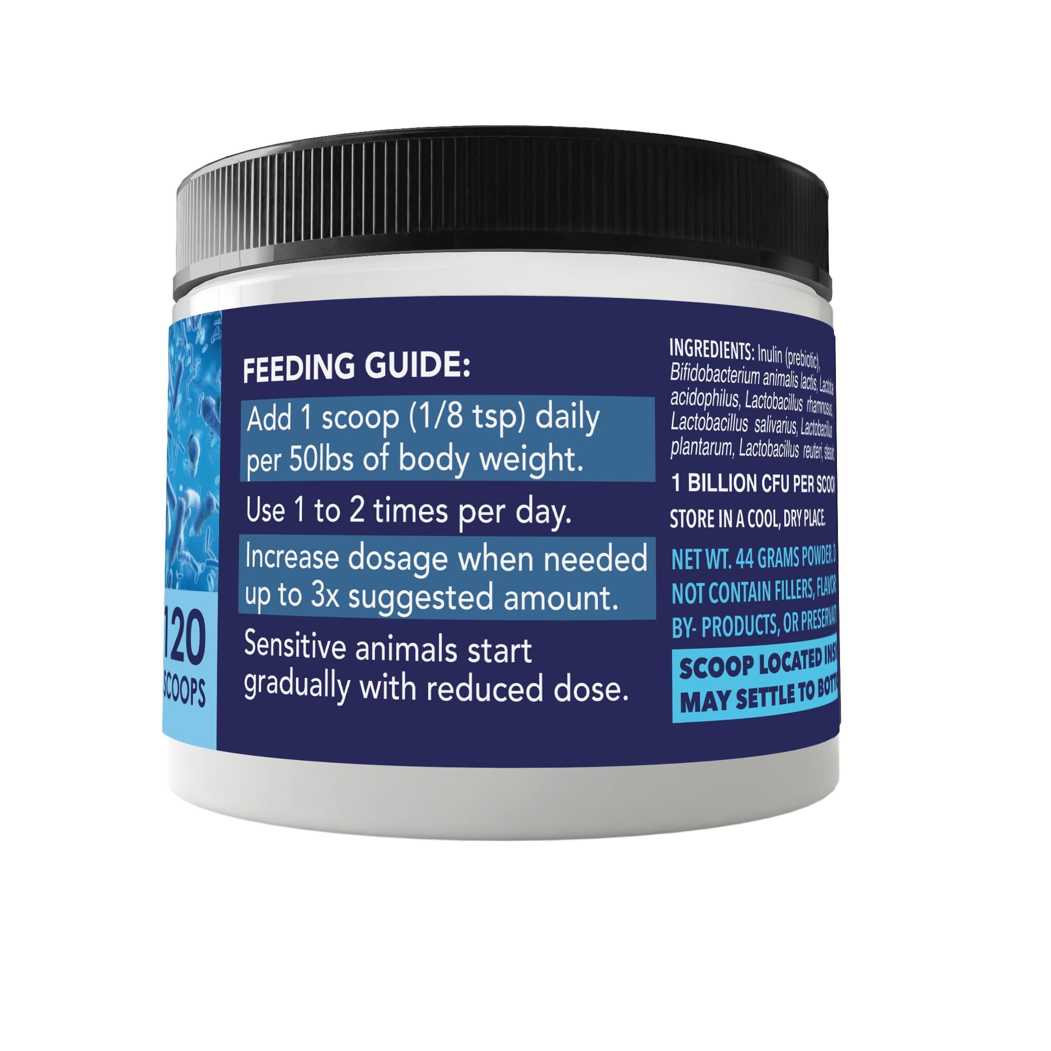 NUSENTIA Probiotics made in USA assurance of quality.