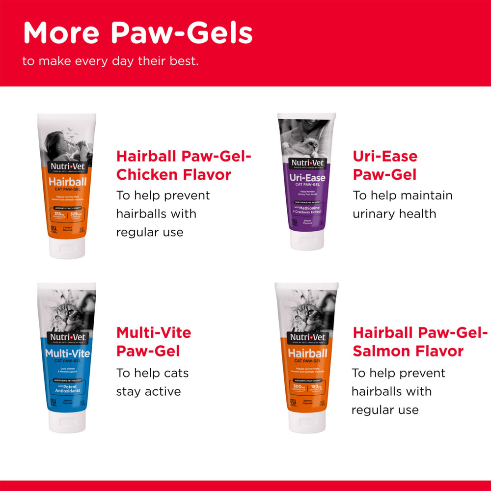 Nutri-Vet cat-dose gel designed for picky eaters and easy daily routine