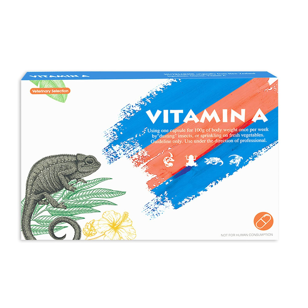 NUTRIARISE reptile vitamin-a bottle ready for easy weekly eye health support.