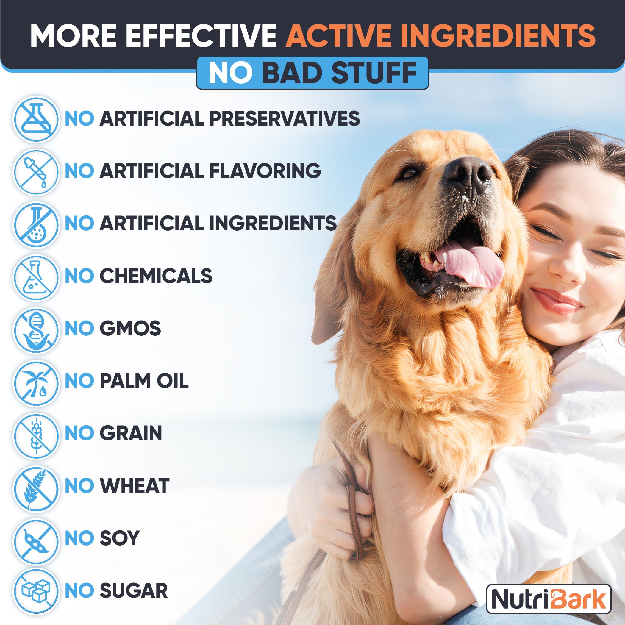 Nutribark Glucosamine dog walking happily after taking chews.