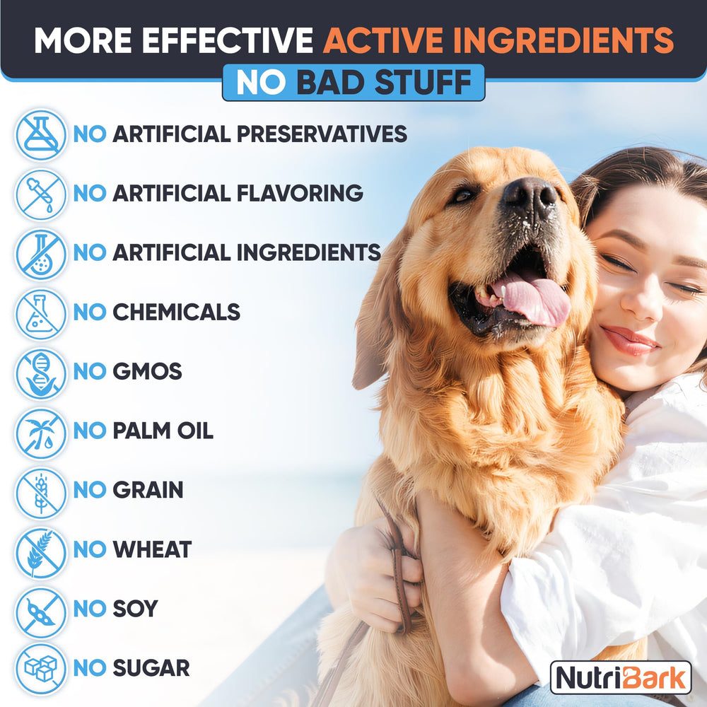 Nutribark Glucosamine dog walking happily after taking chews.