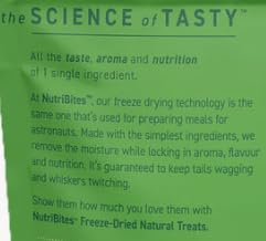 NutriBites freeze-dried beef liver treat kibble-sized morsels for precise dosing