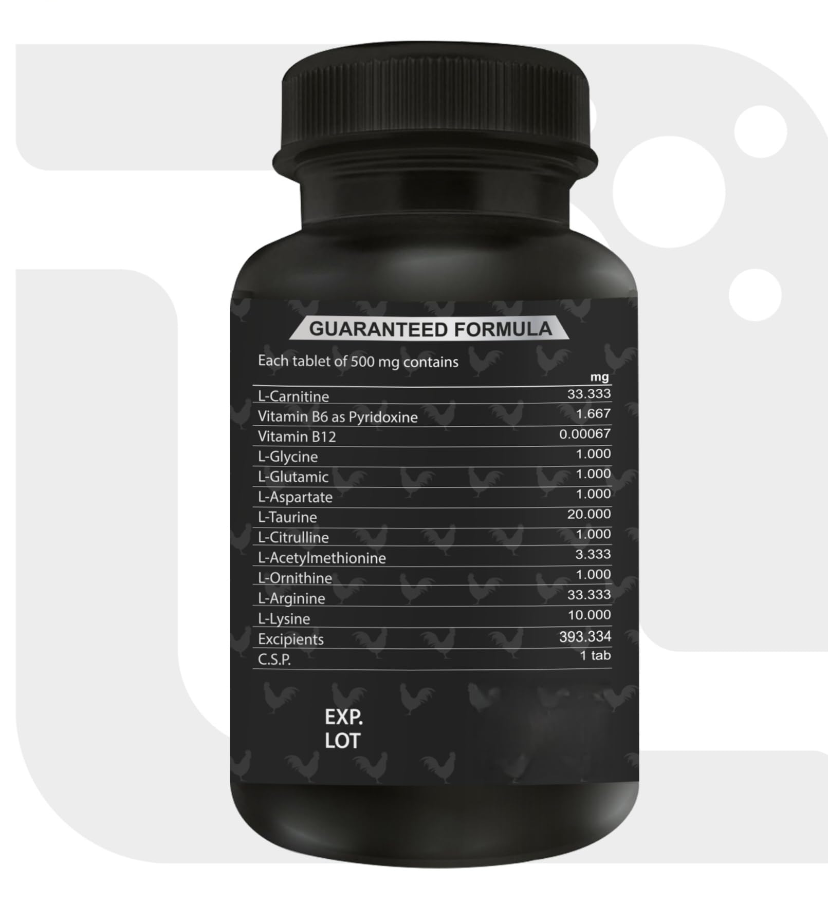 Aminoplex100 being mixed into feed to boost overall well-being.