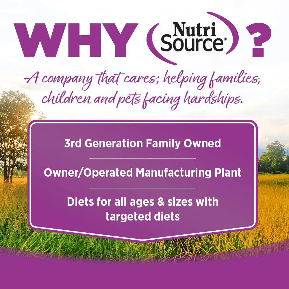 NutriSource puppy wet food can label shows real chicken first ingredient for quality nutrition.