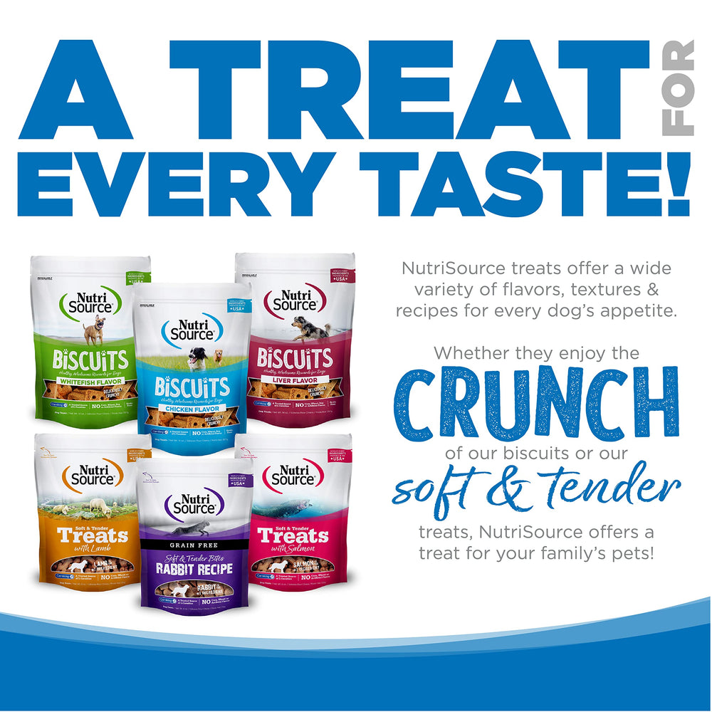 NutriSource TU80020 puppy-friendly chewy treats ideal for gentle mouthing.