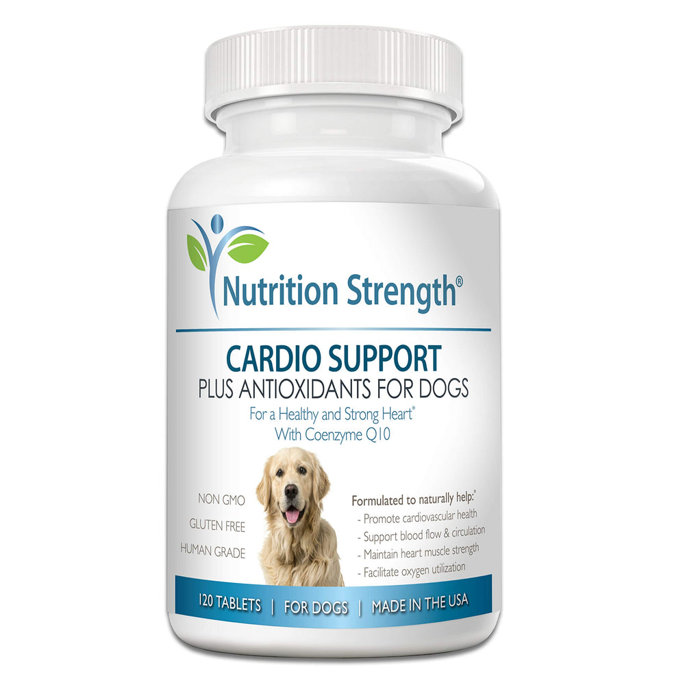 Nutrition Strength cardio-support dog chew – heart-healthy daily supplement for dogs.