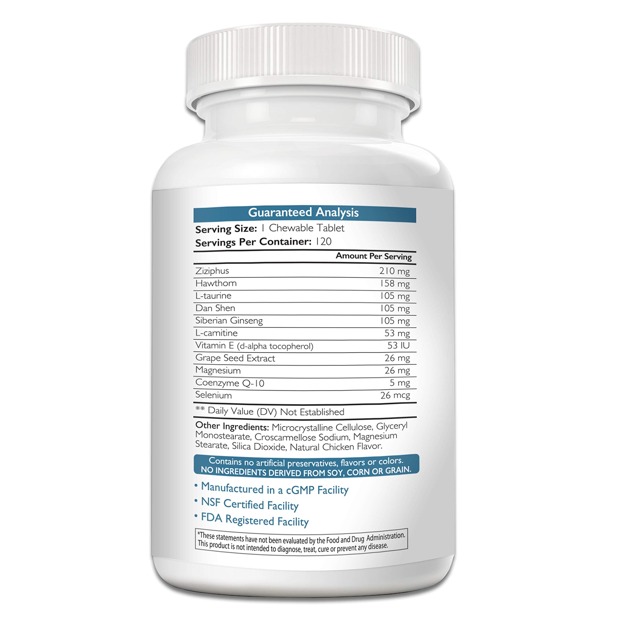 Nutrition Strength cardio-support L-Taurine visual highlights circulatory health for dogs.