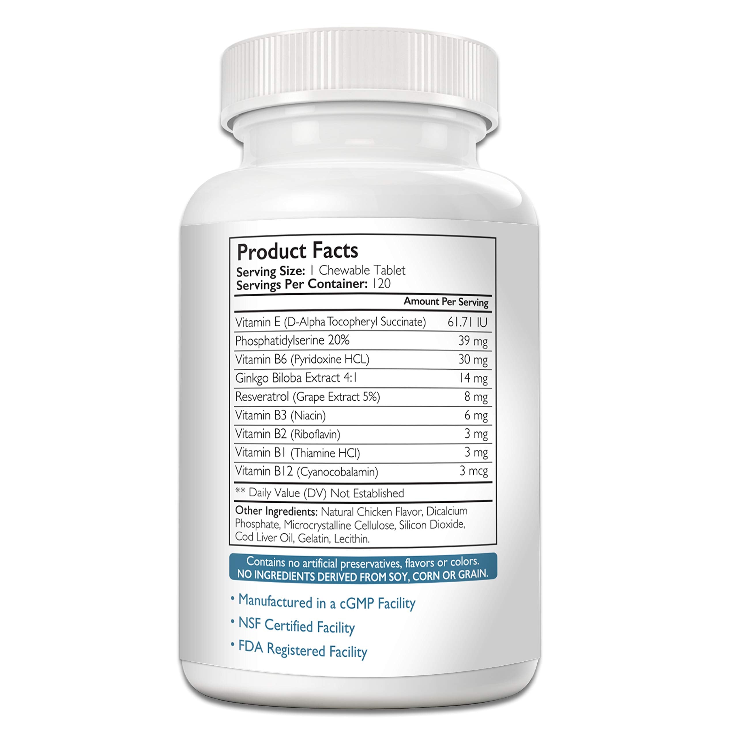 Nutrition Strength dog-brain-health senior-dogs bowl shows chews promoting mental clarity.