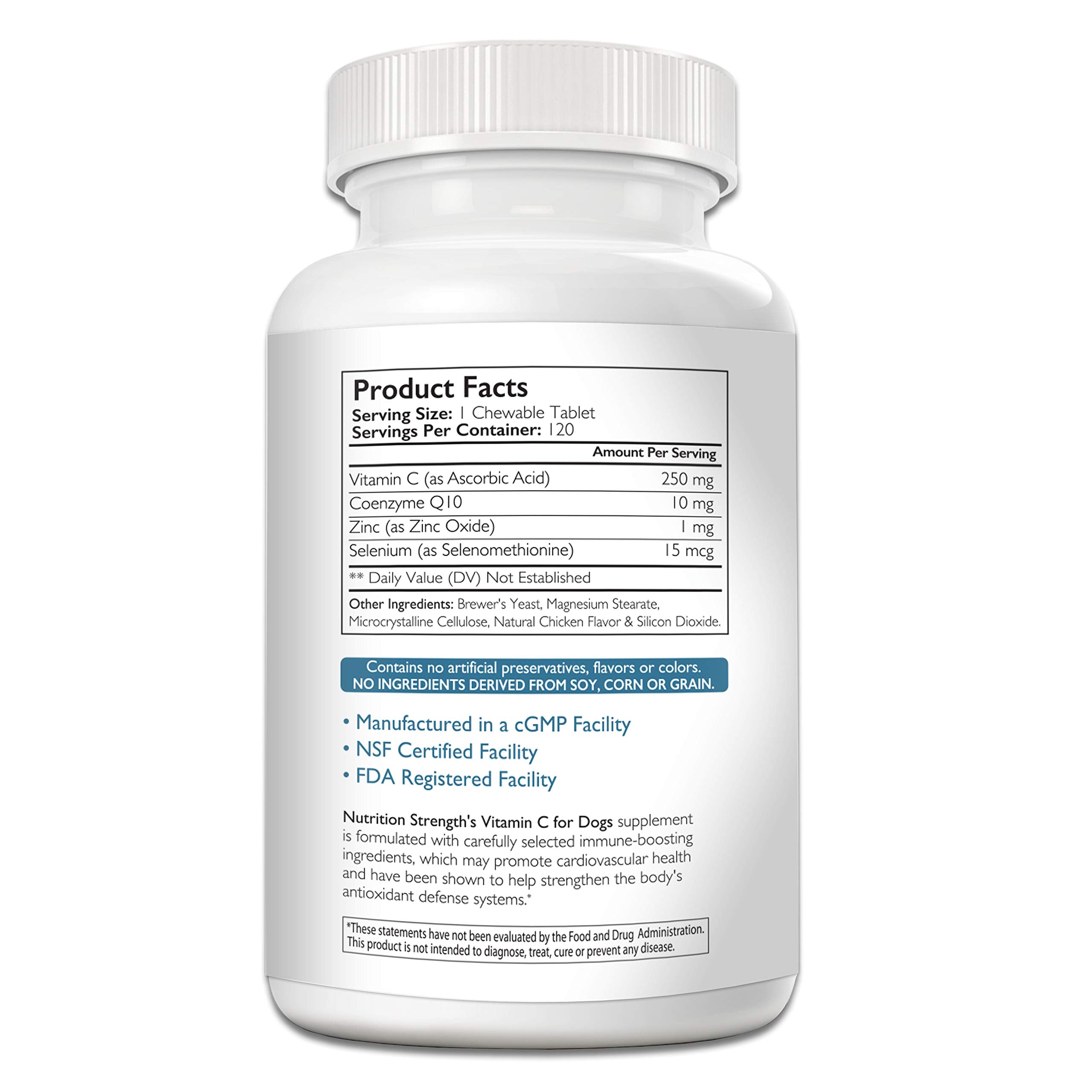 Nutrition Strength dog chewables close-up highlighting immune support and palatable taste