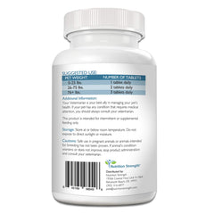 Nutrition Strength dog incontinence chews closeup highlights tasty, easy-to-dose daily support.