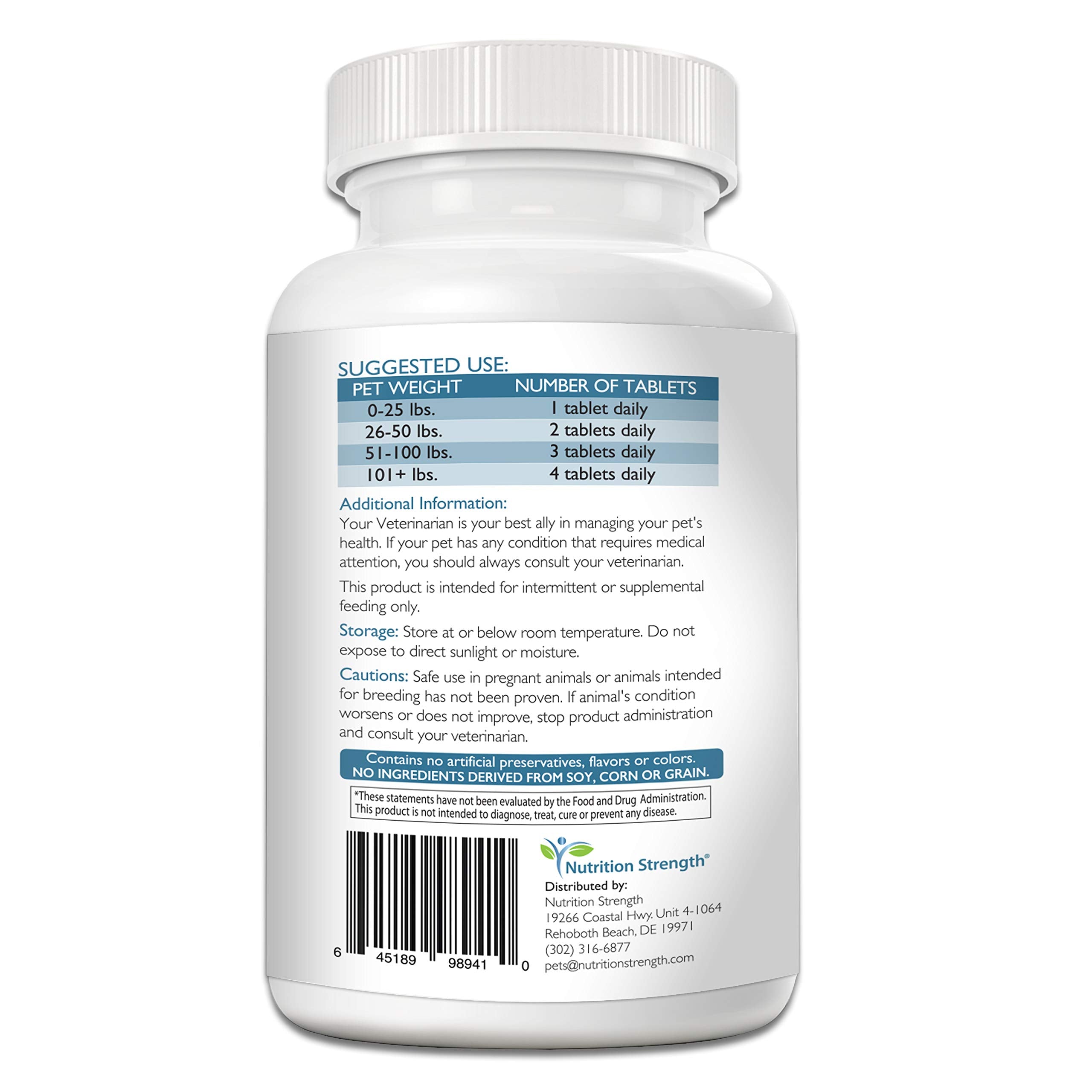 Nutrition Strength chewable dog vitamins provide tasty daily immune-support boost.