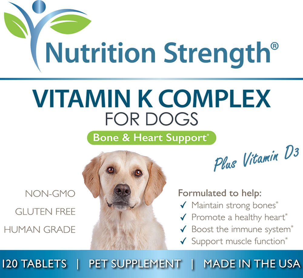 Nutrition Strength made-in-usa dogs supplement packaging communicates safety standards