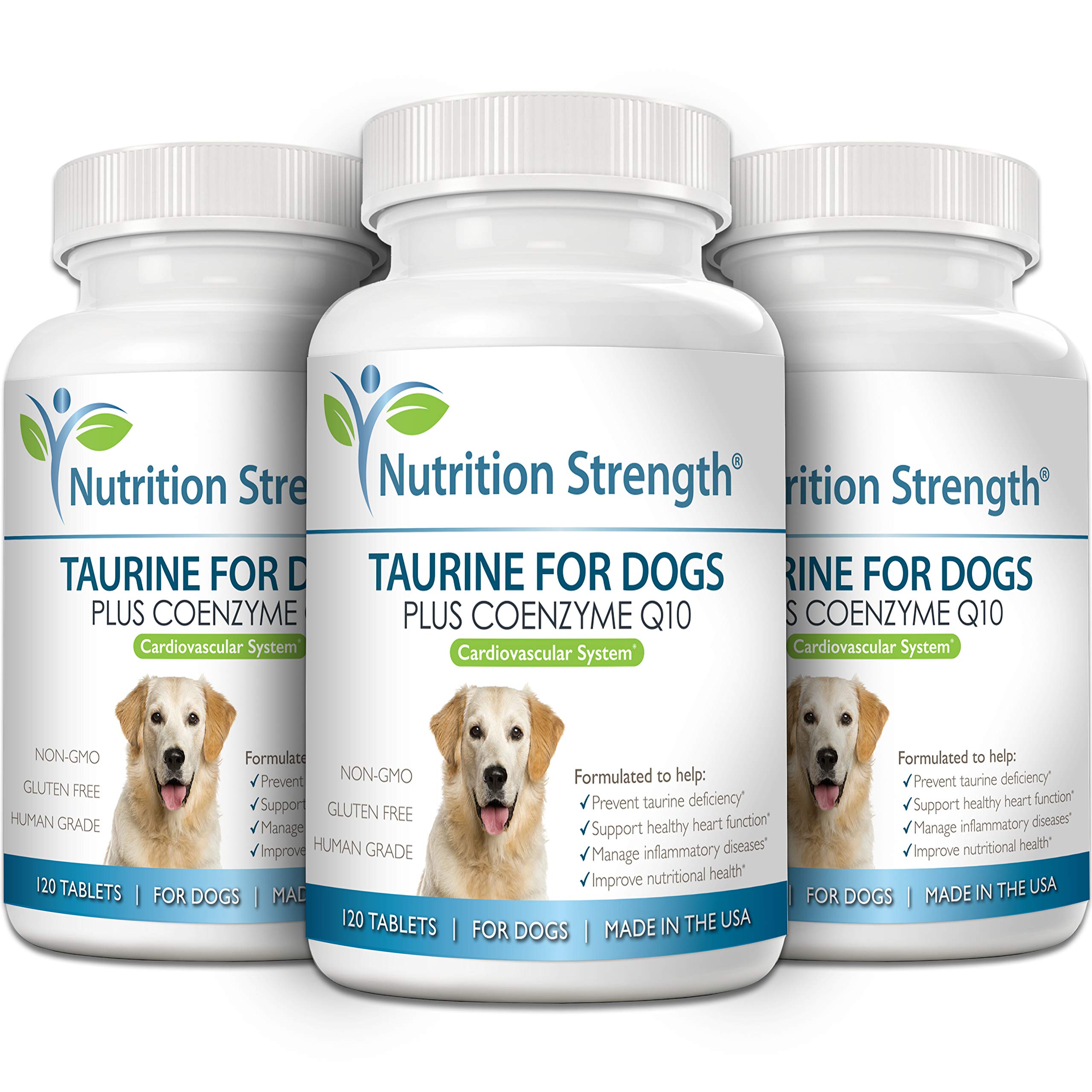 Nutrition Strength Taurine for Dogs dog-friendly serving with food demonstrates easy daily administration.