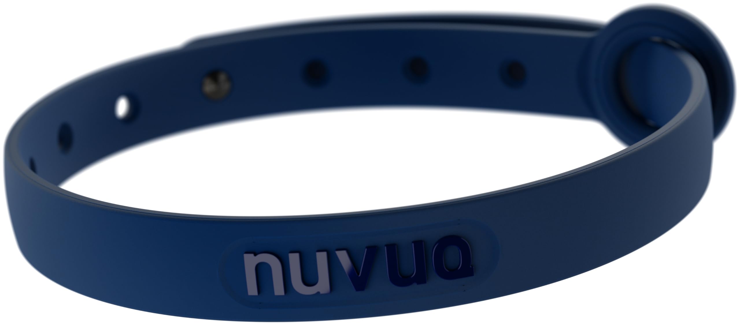 Nuvuq Break Away Collar dark blue close-up buckle showing safety release