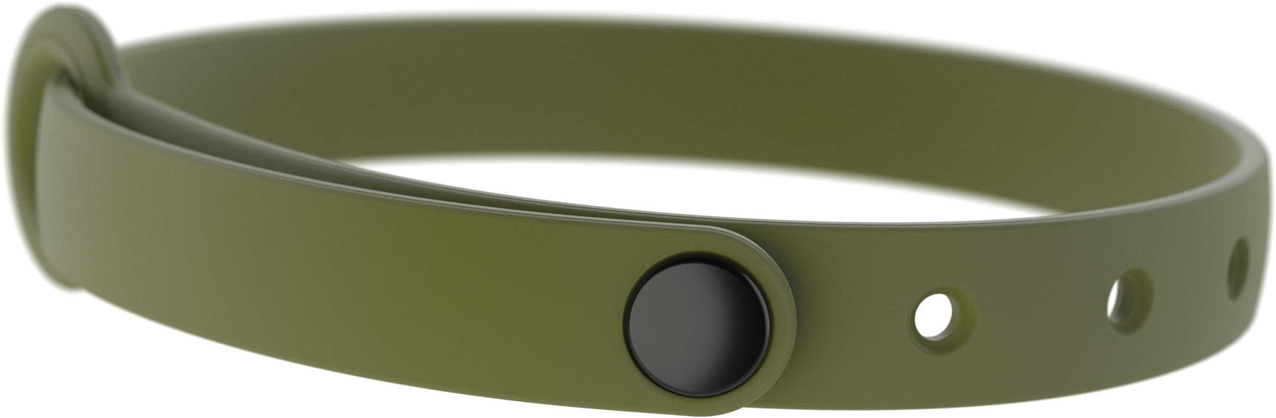 Nuvuq breakaway cat collar green highlights lightweight feel for daily use.