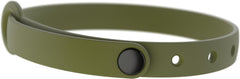 Nuvuq breakaway cat collar green highlights lightweight feel for daily use.
