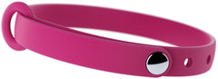 Nuvuq Breakaway Collar pink material close-up highlighting lightweight, comfortable wear for sensitive skin.